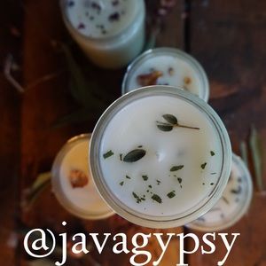 candles, smudge sticks, essential oils rollers